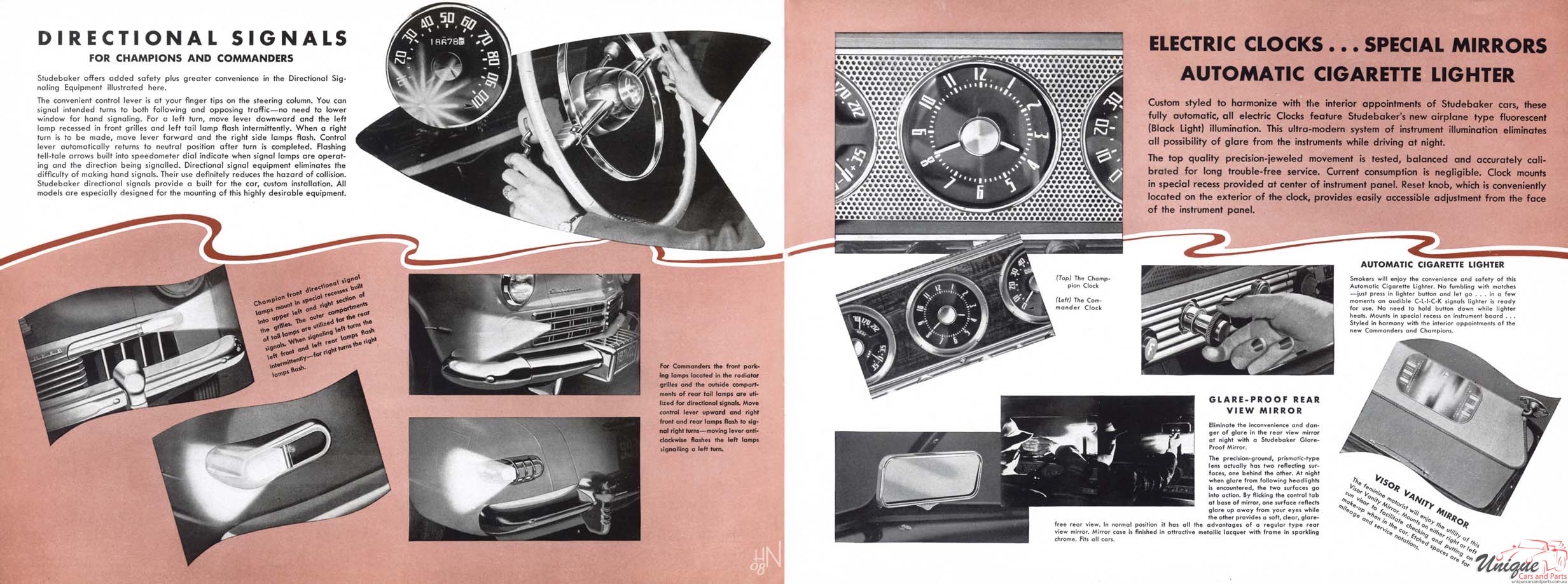 1947 Studebaker Accessories Booklet Page 1